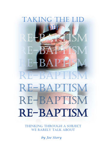 Taking the lid off re-baptism book cover