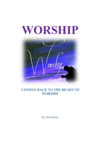Worship book cover